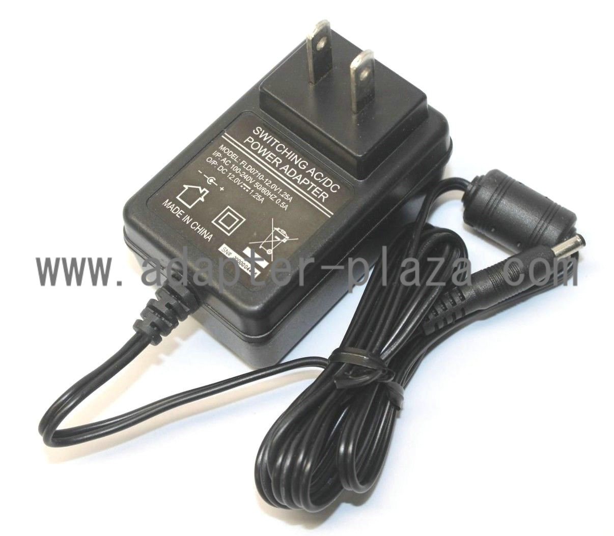 NEW 12V 1.25A AC Adapter FLD0710-12.0V1.25A Switching Power Supply